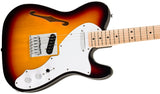 กีตาร์ไฟฟ้า Squier Affinity Series Telecaster Thinline, 3-Color Sunburst