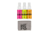 Ernie Ball Instrument Care 3-pack with Microfiber Polish Cloth ชุดน้ำยาทำความสะอาดกีตาร์