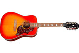 กีตาร์โปร่ง Epiphone Hummingbird Pro 12-String, Faded Cherry