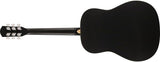 กีตาร์โปร่ง Fender FA-25CE Dreadnought, Black