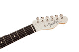 Fender 2023 Collection, Made in Japan Traditional 60s Telecaster, Olympic White with Blue Competition Stripe