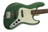 Fender 2023 Collection, MIJ Traditional 60s Jazz Bass, Aged Color, Aged Sherwood Green Metallic