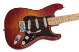 กีตาร์ไฟฟ้า Fender, 2024 Collection, Made in Japan Hybrid II Stratocaster, Orange Sunset Metallic