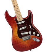 กีตาร์ไฟฟ้า Fender, 2024 Collection, Made in Japan Hybrid II Stratocaster, Orange Sunset Metallic