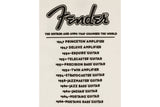 เสื้อยืด Fender World Tour T-Shirt, Vintage White