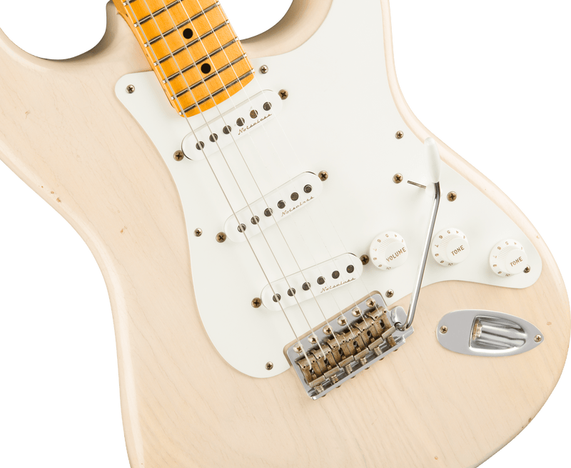 กีตาร์ไฟฟ้า Fender Custom Shop Eric Clapton Signature Stratocaster Journeyman Relic Aged White Blonde
