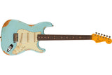 กีตาร์ไฟฟ้า Fender Custom Shop 1964 L-Series Stratocaster Heavy Relic, Aged Daphne Blue