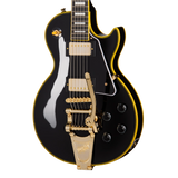กีตาร์ไฟฟ้า Epiphone Joe Bonamassa 1959 Les Paul Custom, Antique Ebony ด้านหน้า บอดี้
