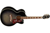 กีต้าร์โปร่ง Epiphone Limited Edition J-200 EC Studio, Transparent Ebony Burst