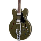 กีตาร์ไฟฟ้า Epiphone ES-335 Bigsby, Olive Drab