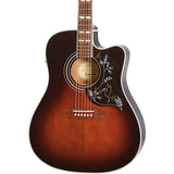 กีต้าร์โปร่ง Epiphone Limited Edition Hummingbird EC Studio, Tobacco Sunburst