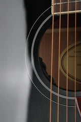 กีต้าร์โปร่ง Epiphone Limited Edition Hummingbird Studio, Trans Ebony