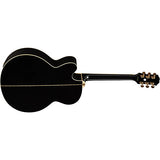 กีต้าร์โปร่ง Epiphone Limited Edition J-200 EC Studio, Transparent Ebony Burst