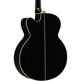 กีต้าร์โปร่ง Epiphone Limited Edition J-200 EC Studio, Transparent Ebony Burst
