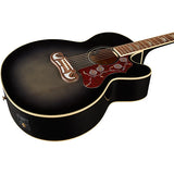 กีต้าร์โปร่ง Epiphone Limited Edition J-200 EC Studio, Transparent Ebony Burst