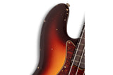 Fender Custom Shop 1961 Jazz Bass, Heavy Relic, Chocolate 3 Tone Sunburst, Masterbuilt by Andy Hicks เบสไฟฟ้า