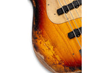 Fender Custom Shop 1964 Jazz Bass, Heavy Relic, Aged 3 Tone Sunburst, Masterbuilt by Andy Hicks เบสไฟฟ้า