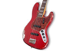 Fender Custom Shop 1966 Jazz Bass, Heavy Relic, Aged Candy Apple Red, Masterbuilt by Andy Hicks เบสไฟฟ้า