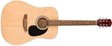 กีตาร์โปร่ง Fender FA-25CE Dreadnought, Natural