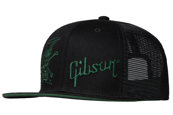 หมวกแก๊ป Gibson Slash 'Skully' Trucker Hat, Black & Green