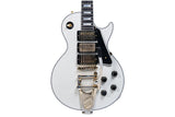กีตาร์ไฟฟ้า Gibson Custom Shop Murphy Lab 1957 Les Paul Custom 3-Pickup Bigsby, Polaris White, Ultra Light Aged