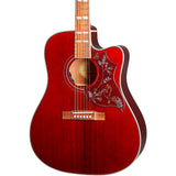 กีต้าร์โปร่ง Epiphone Limited-Edition Hummingbird EC Studio, Wine Red