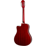 กีต้าร์โปร่ง Epiphone Limited-Edition Hummingbird EC Studio, Wine Red