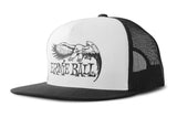 Ernie Ball Eagle Logo Hat - Black w/ White Logo หมวกแก๊ป