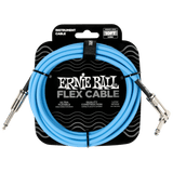 สายแจ็คกีต้าร์ Ernie Ball Flex Cable Straight/Angle 10ft, Blue