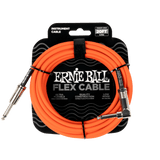 สายแจ็คกีต้าร์ Ernie Ball Flex Cable Straight/Angle 20ft, Orange