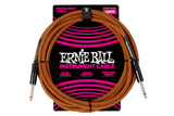 สายแจ็คกีต้าร์ Ernie Ball Braided Instrument Cable Straight/Straight