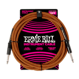 สายแจ็คกีต้าร์ Ernie Ball Braided Instrument Cable Straight/Straight, 10 Feet
