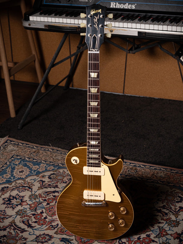 กีตาร์ไฟฟ้า Gibson Custom Shop Murphy Lab 1954 Les Paul Standard, All Gold Light Aged