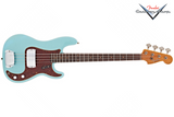 Fender Custom Shop 63 Precision Bass Journeyman, Aged Daphne Blue