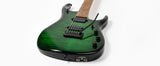 Music Man JP15, Green Tiger Eye Flame