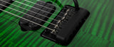 Music Man JP15, Green Tiger Eye Flame