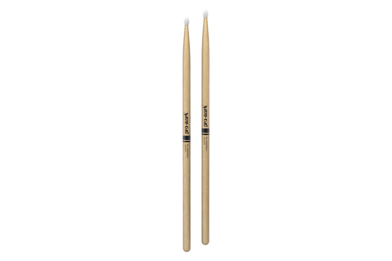 ProMark TX5AN Classic Forward 5A Hickory Drumstick, Oval Nylon Tip