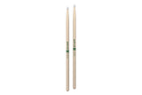 ProMark TXR5BN Classic Forward 5B Raw Hickory Drumstick, Oval Nylon Tip