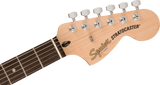 กีต้าร์ไฟฟ้า Squier FSR Affinity Series Stratocaster QMT Sapphire Blue Transparent