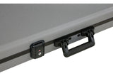 กล่องเคสกีต้าร์ไฟฟ้า Fender Deluxe Molded Strat/Tele Case, Silver/Blue