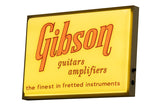 ป้ายไฟ Gibson Vintage Lighted Sign - Guitars & Amplifiers