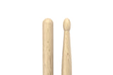 ไม้กลอง ProMark Classic Attack 5B Shira Kashi Oak Drumstick, Oval Wood Tip