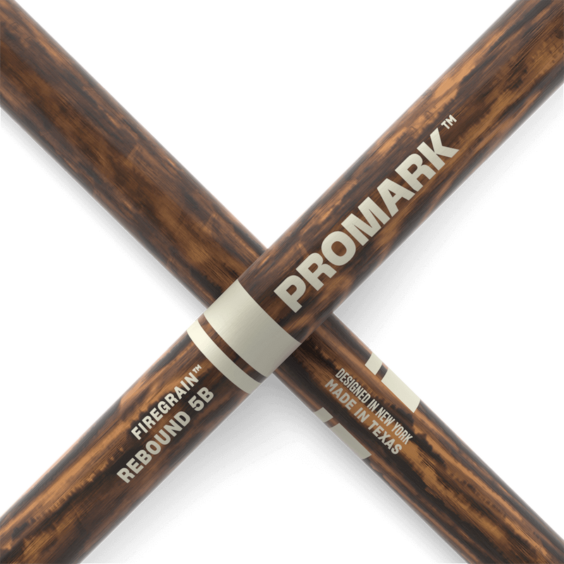 ไม้กลอง Promark Rebound 5B Hickory & FireGrain Drumstick (แพ็ค 4 คู่)