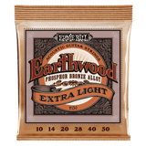 สายกีต้าร์โปร่ง Ernie Ball EARTHWOOD EXTRA LIGHT PHOSPHOR BRONZE ACOUSTIC GUITAR STRINGS 10-50