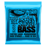 สายเบส Ernie Ball EXTRA SLINKY NICKEL WOUND ELECTRIC BASS STRINGS 40-95