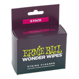 น้ำยาเช็ดสายกีต้าร์ Ernie Ball WONDER WIPES STRING CLEANER 6 PACK