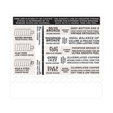 สายกีต้าร์โปร่ง Daddario EJ15 Phosphor Bronze, Extra Light, 10-47