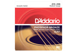 สายกีต้าร์โปร่ง Daddario EJ17 Phosphor Bronze, Medium, 13-56