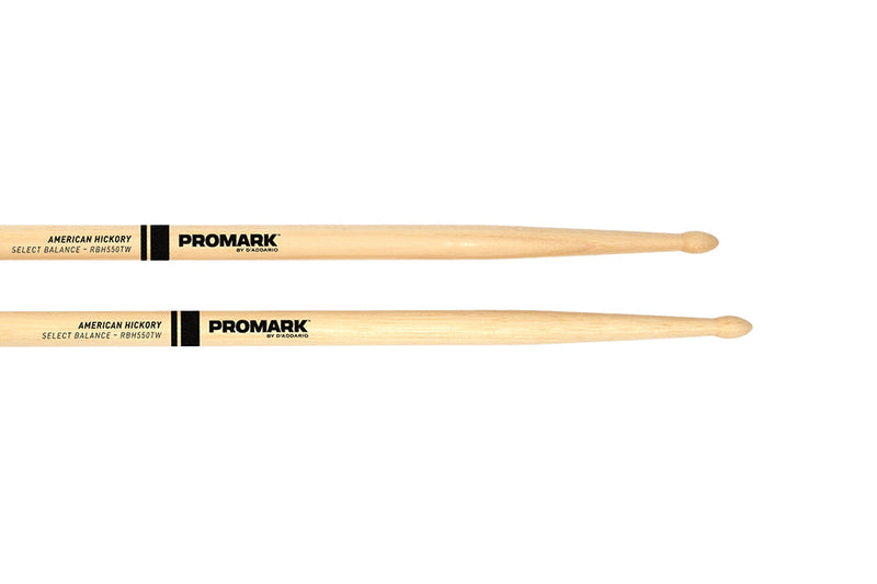 ไม้กลอง Promark Rebound 5A .550" Hickory Tear Drop Wood Tip