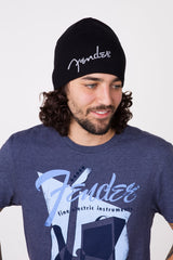 หมวกไหมพรม FENDER LOGO BEANIE BLACK